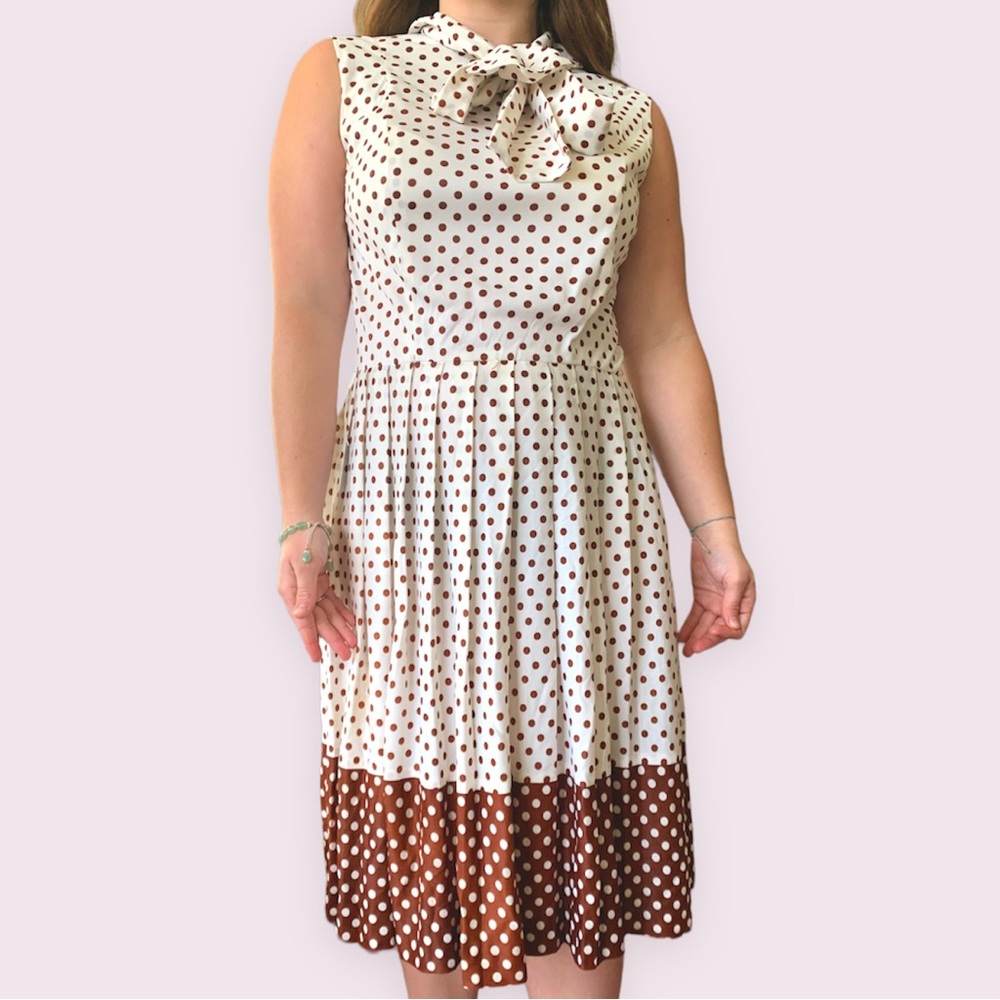 Vintage Myra dot dress